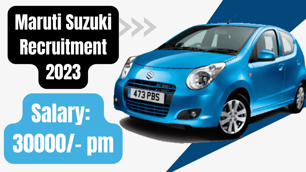 Maruti Suzuki Recruitment
